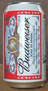 Picture of Budweiser Beer - Front