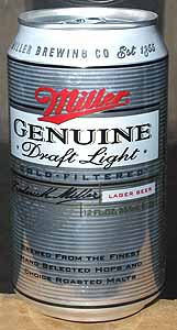 Picture of Miller Genuine Draft Light