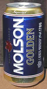 Picture of Molson Golden - Back