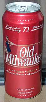 Picture of Old 
Milwaukee Beer - Front