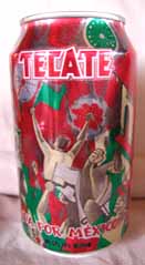 Picture of Tecate Beer - back